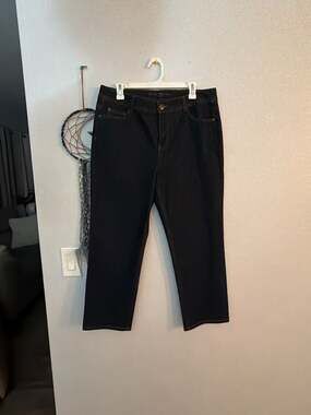 Charter Club Classic Fit Jeans Dark Wash Size 12S